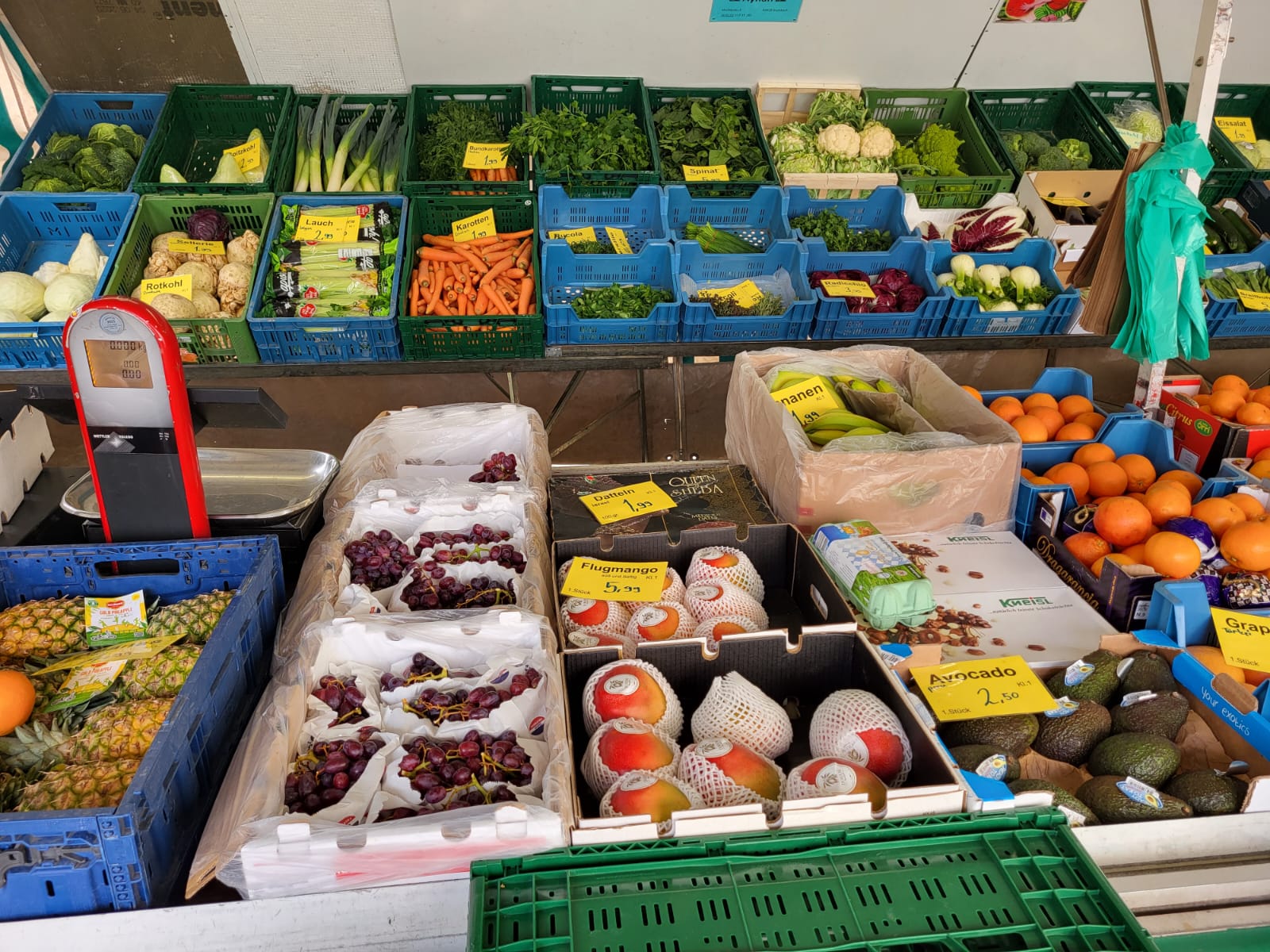 Obst- und Gemüsestand